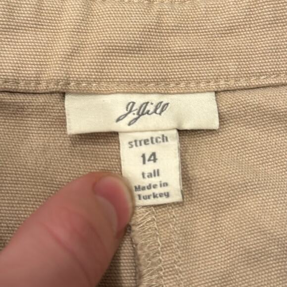 J.Jill Bundle Women's Wide Leg Khaki Pants Bundle of 2 Size 14T - Picture 9 of 12